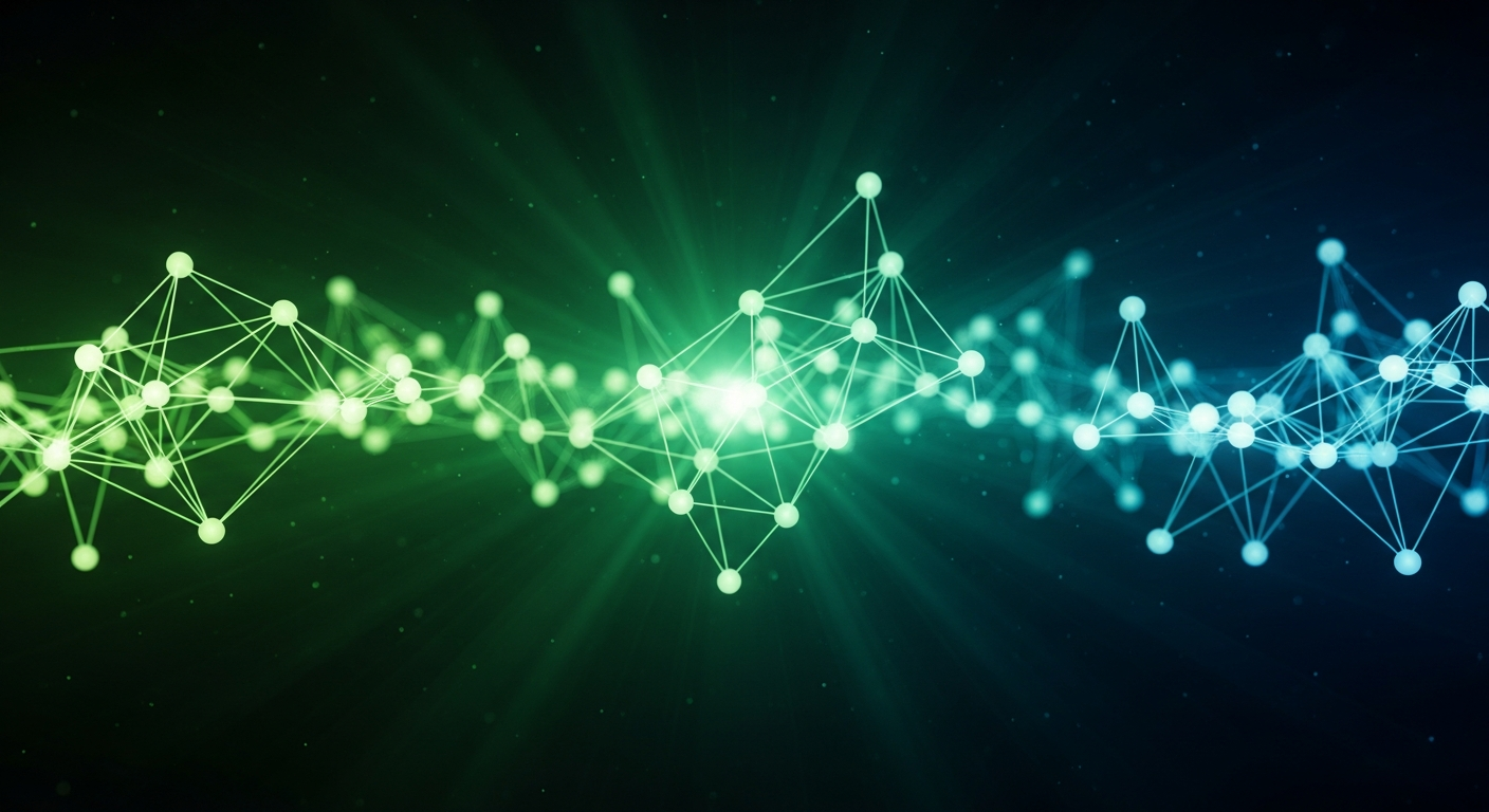 AI Agent network showing interconnected autonomous nodes for enterprise 2026